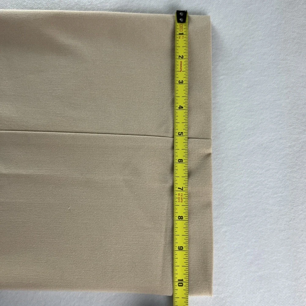 Rafaella Women Dress Pants Size 4 The Wide Leg High Rise RSBSE068 Irish Cream F3